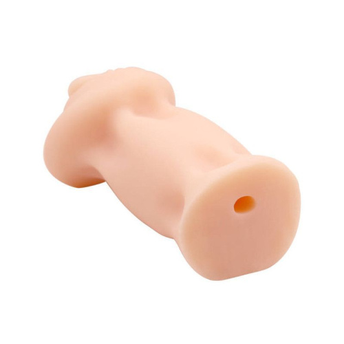 Crazy Bull Pocket Pussy Ruby - Мастурбатор-вагина с виброяйцом, 13х4.6 см (телесный)